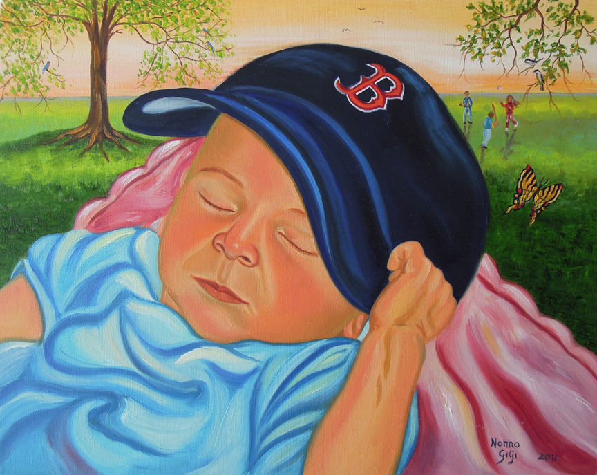 Aidan's Dream 2011 - Original Oil Painting 16 x20 - Not for Sale