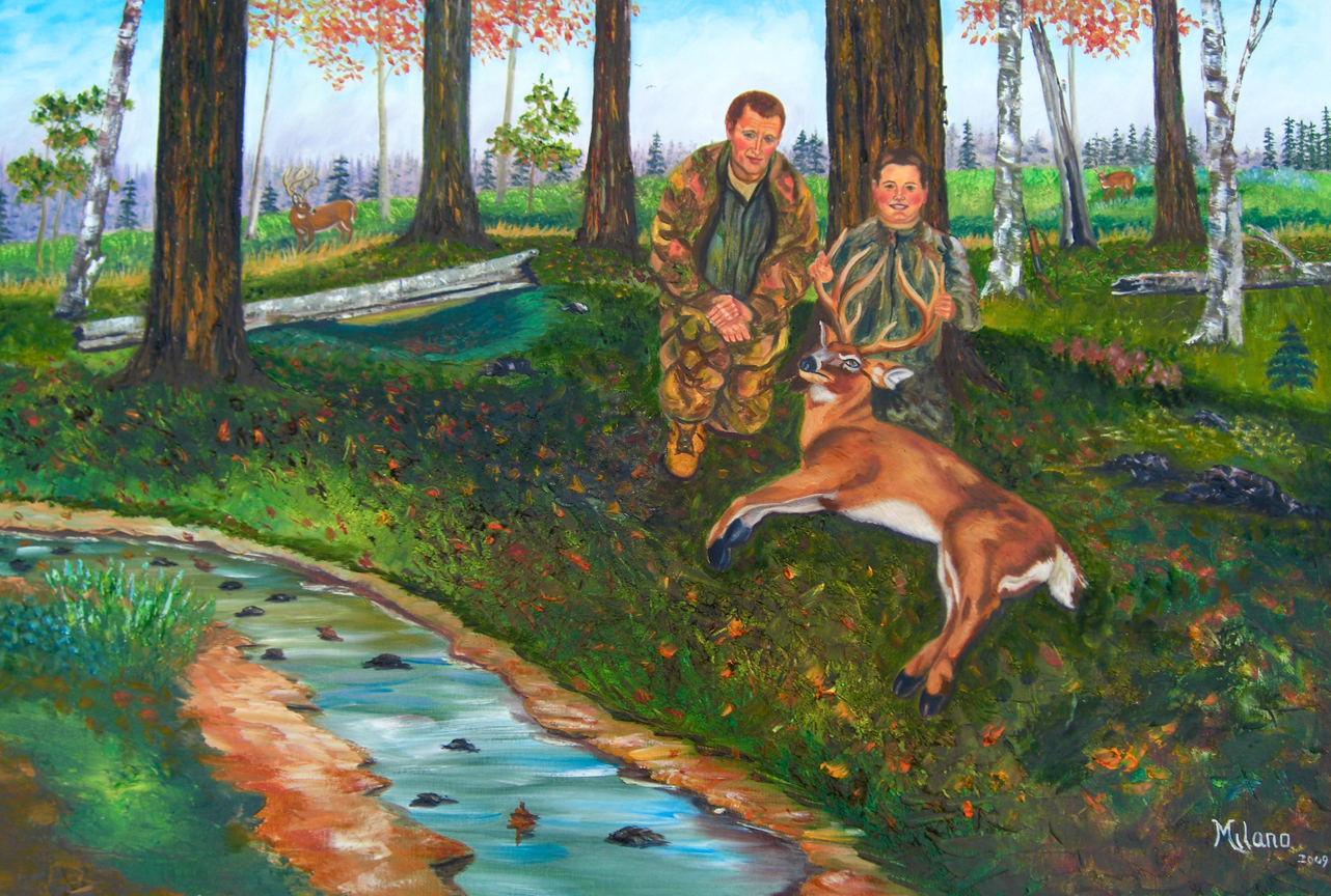 Hunters Mike and son. Sold
